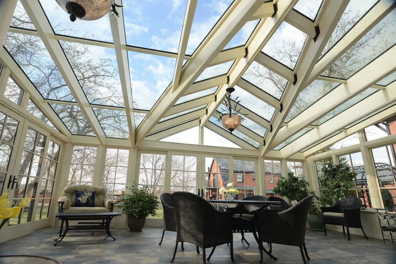 Custom sunroom by FramePro Clearwater Sunrooms in Clearwater, FL